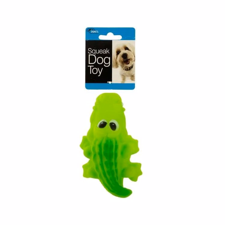 Crocodile Squeak Dog Toy Assorted