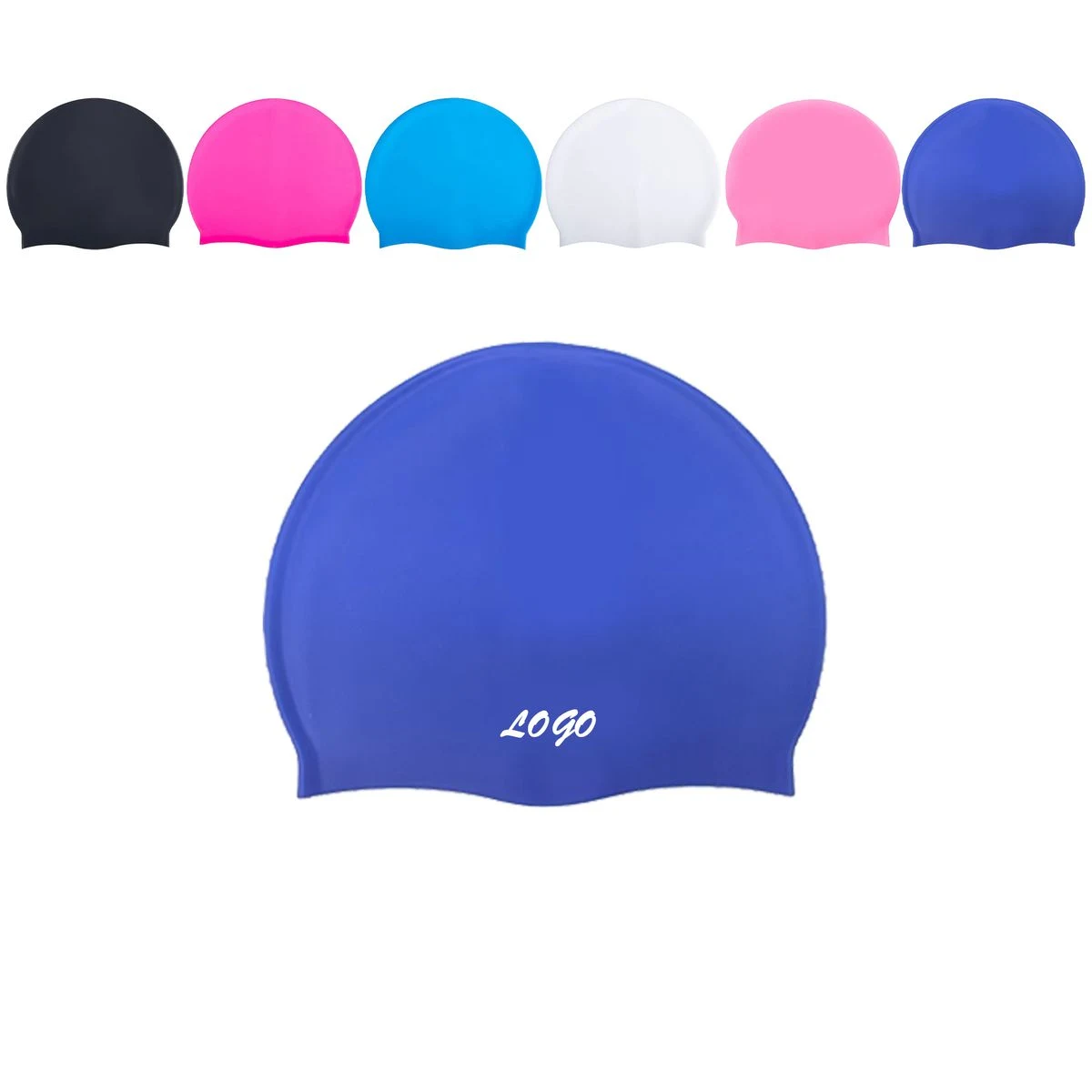 Custom Silicone Swimming Cap 1
