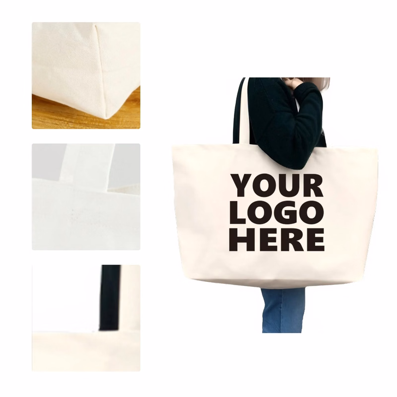 MOQ50 Extra Large Canvas Tote Bag