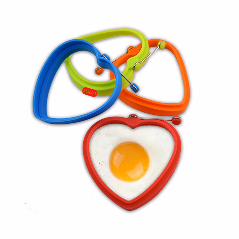 Heart Silicone Egg Rings