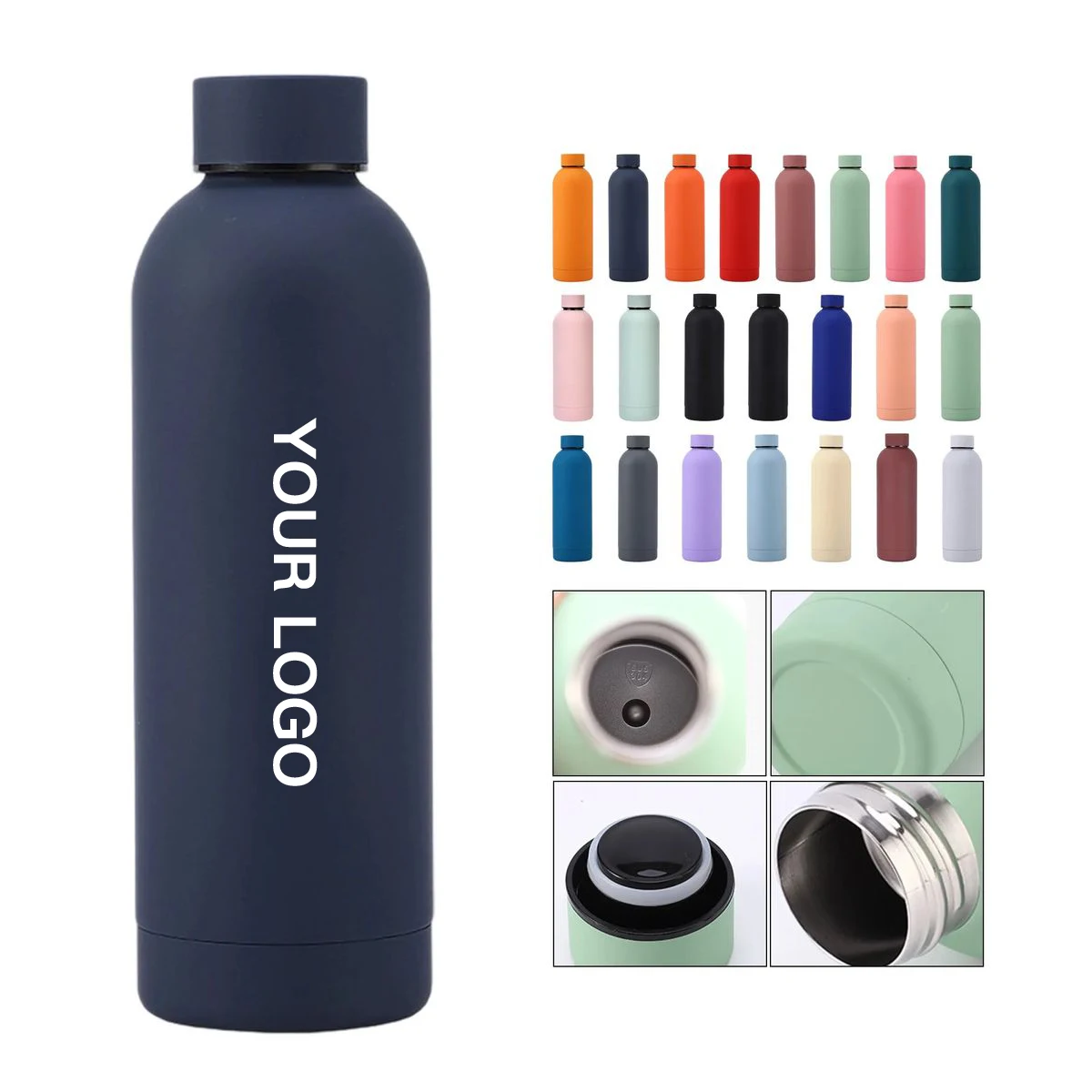 16oz Stainless Steel Vacuum Insulated Water Bottle 1