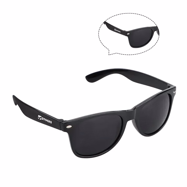 Custom UV400 Polycarbonate Square Frame Sunglasses — Outdoor Sports & Driving Eyewear