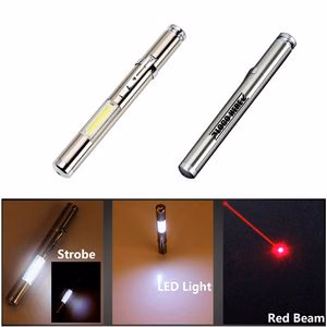 Versatile 3 In 1 LED Flashlight With Multi Mode Features