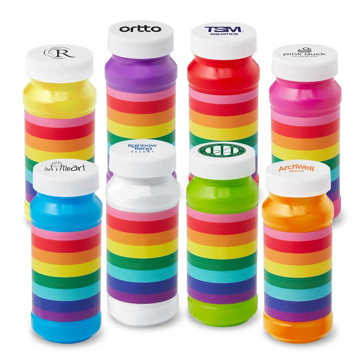 4 Oz. Pride Bubbles with Cap Imprint 1