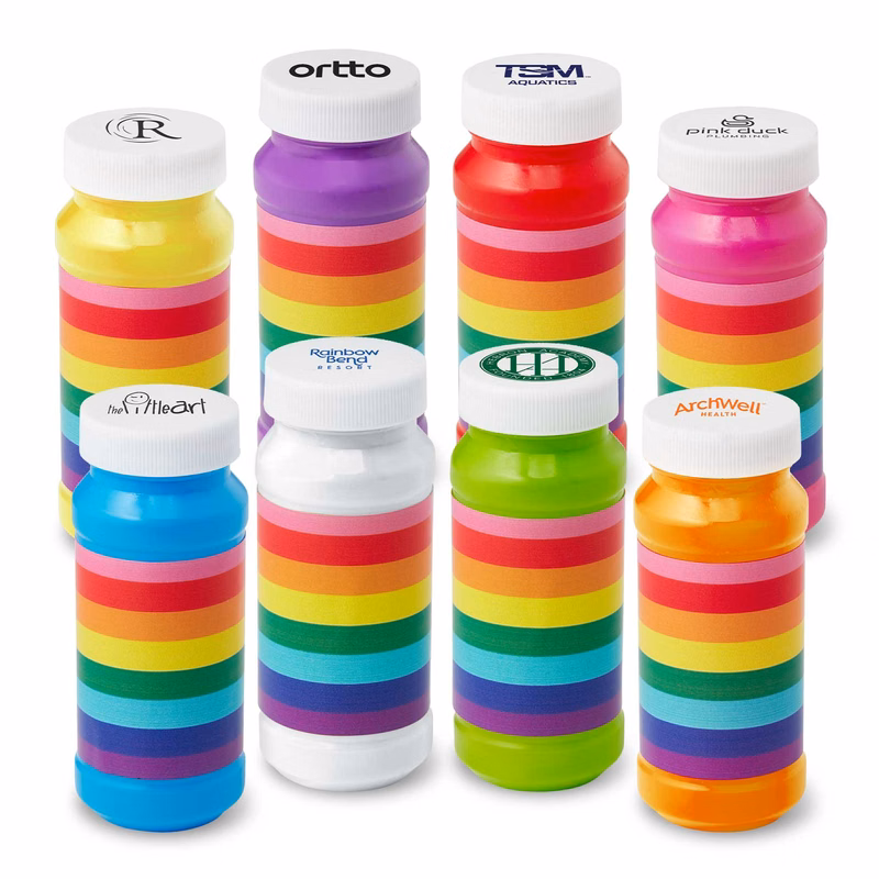 4 Oz. Pride Bubbles with Cap Imprint