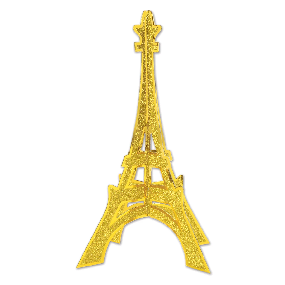 3-D Glittered Eiffel Tower Centerpiece 1