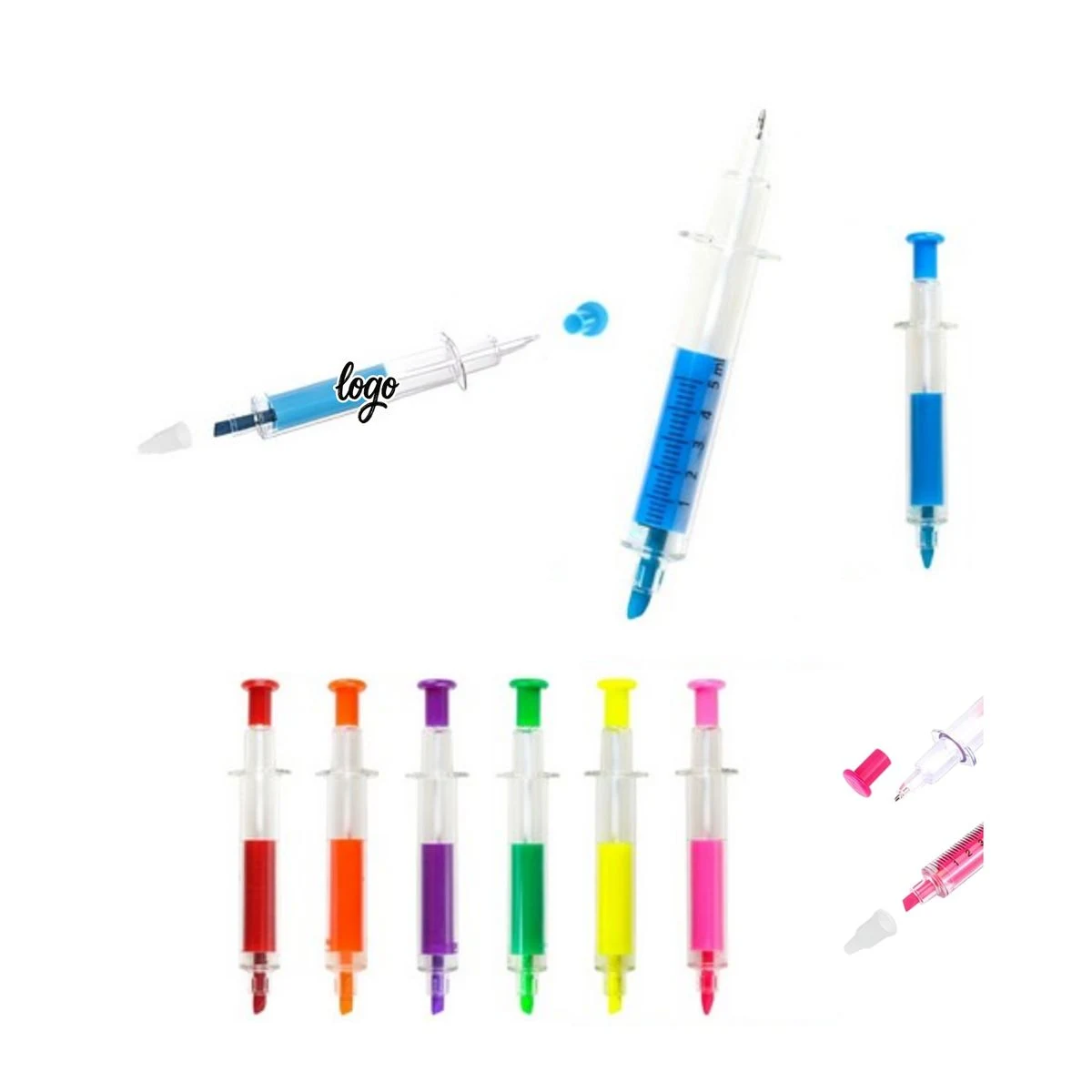 Syringe Shape Highlighter Pen 1