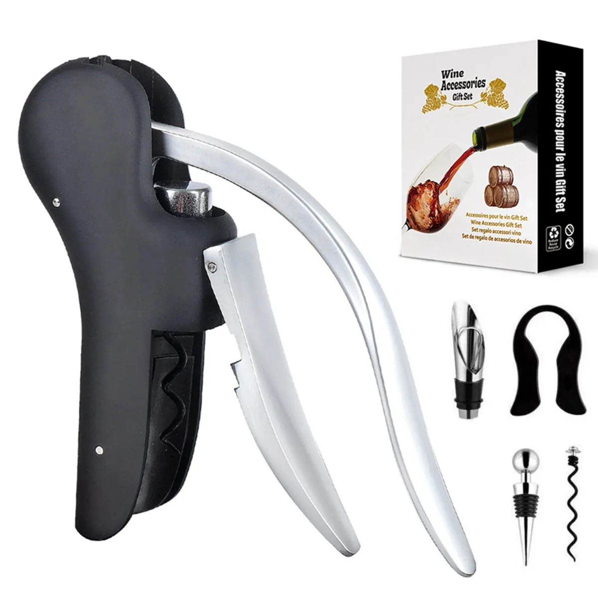Wine Bottle Opener Corkscrew Set 1