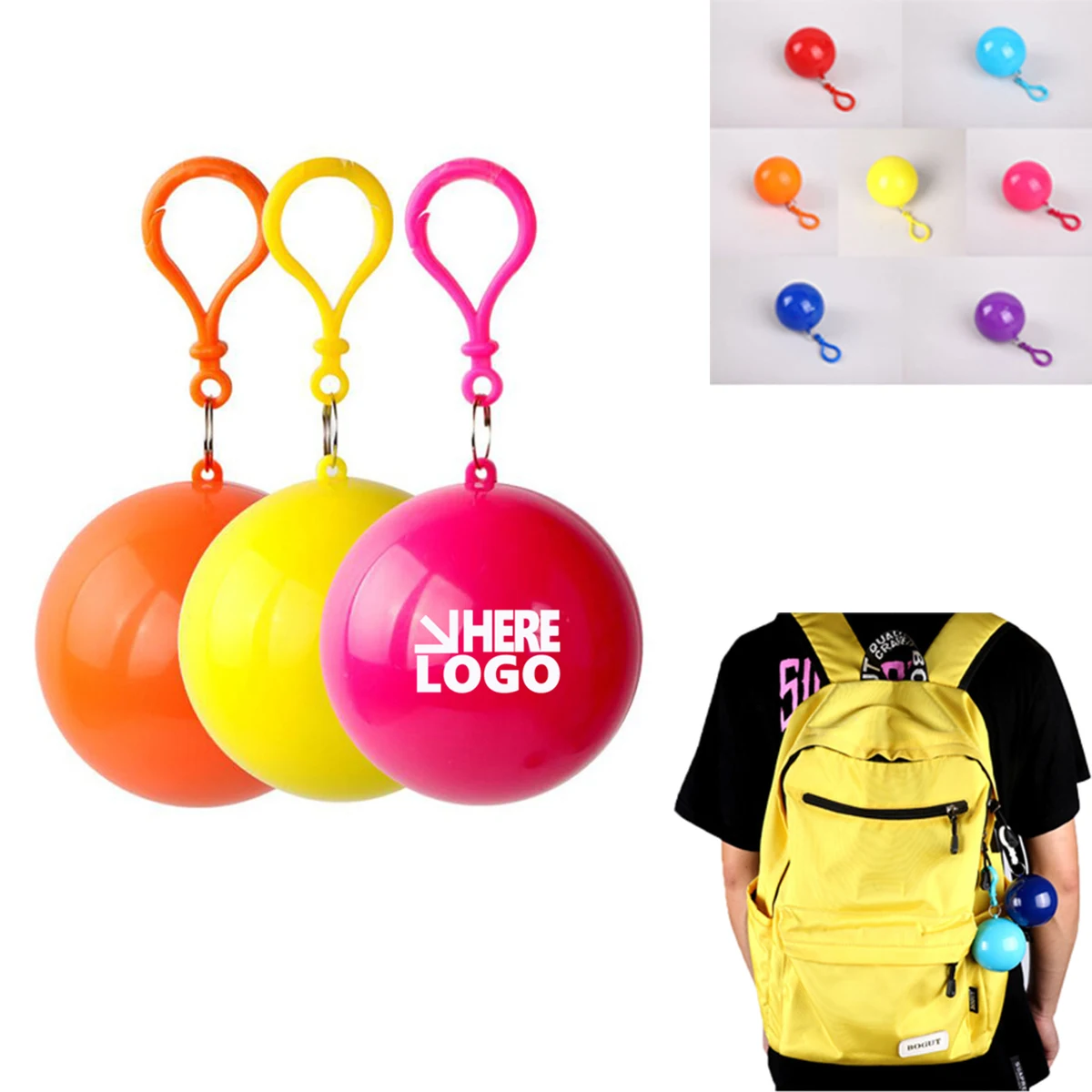 One Time Use Compact Raincoat Sphere 1