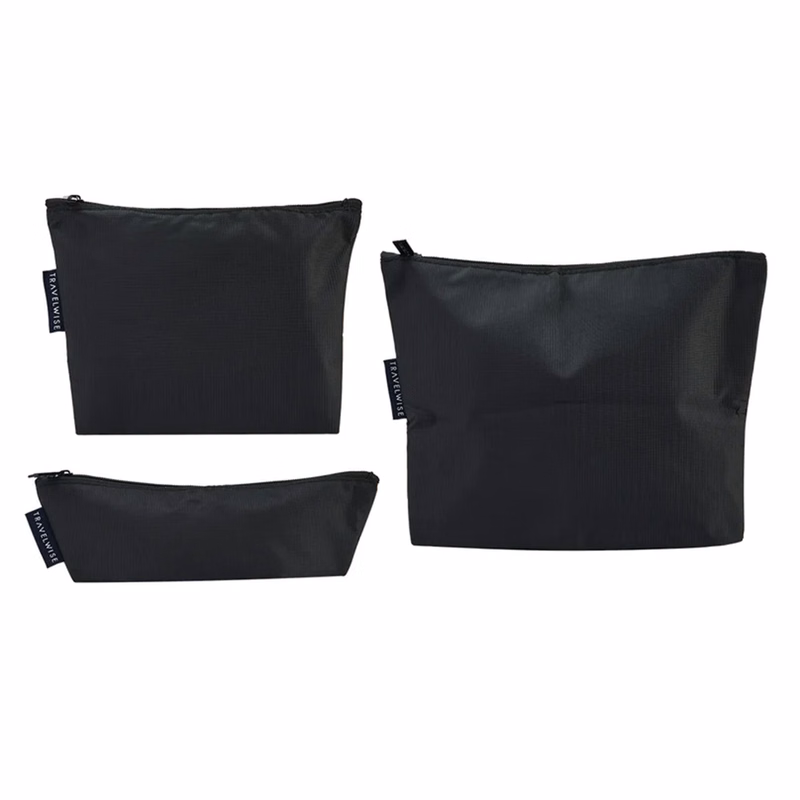 BUILT® Travelwise 3-Piece Top Zip Pouch Set