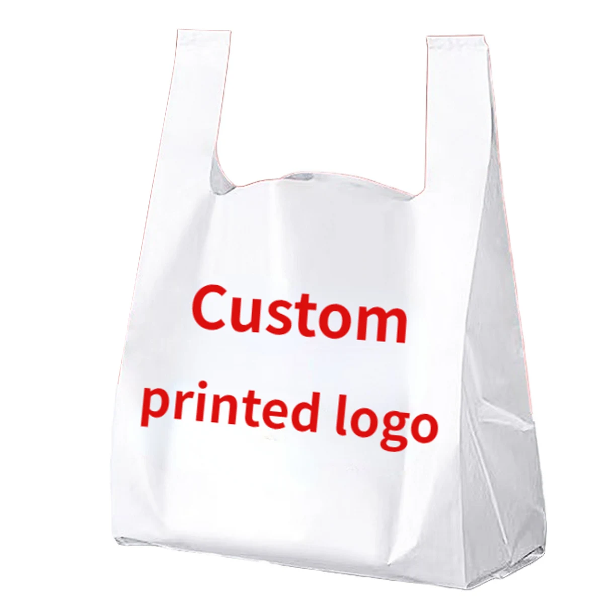 Heavy Duty Custom Printed T-Shirt Bags 1