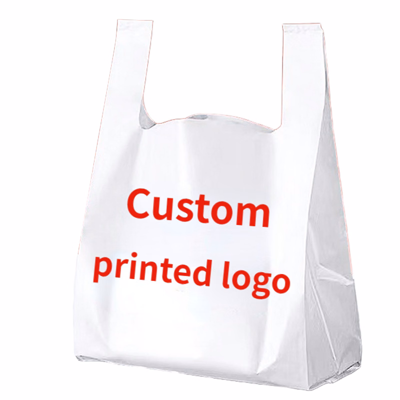 Heavy Duty Custom Printed T-Shirt Bags