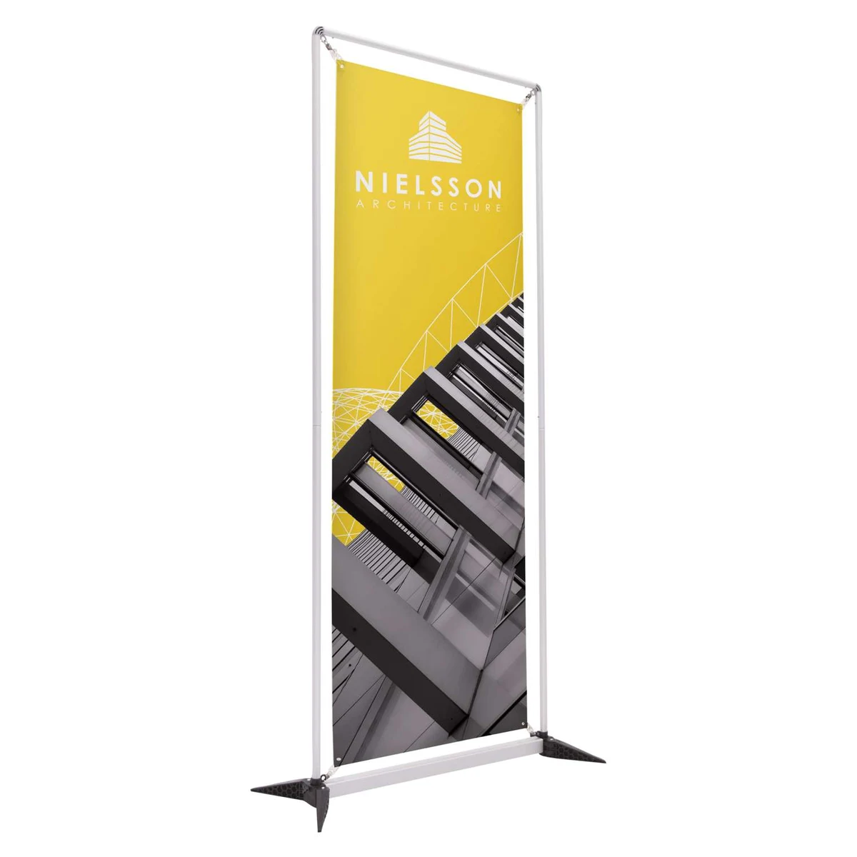 3.5' FrameWorx Banner Display Kit (Single-Sided, No-Curl Opaque Fabric) 1