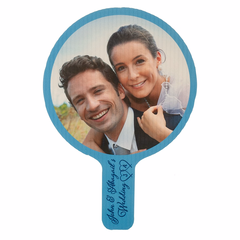 Hand Fans - Round, Full Color