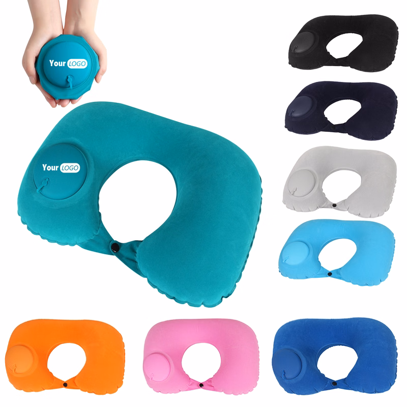 Inflatable U-shaped Travel Neck Pillow MOQ20