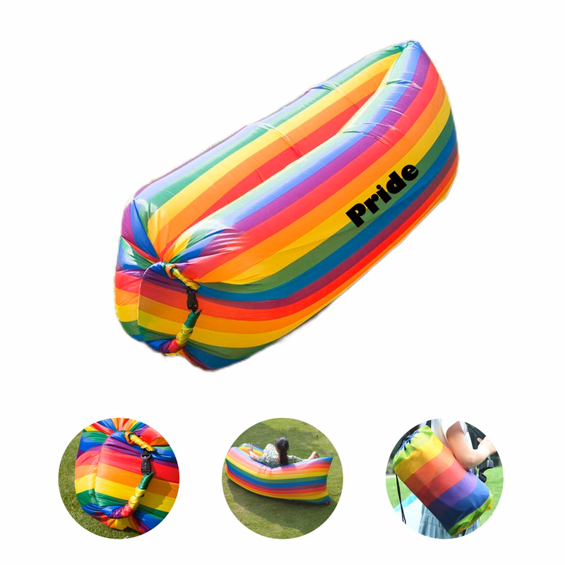Rainbow Inflatable Lounger - OCEAN