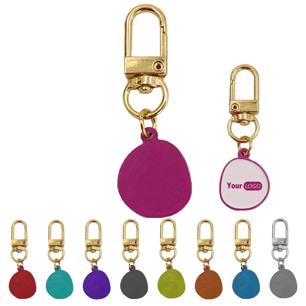 Alloy Pendant Keychain with Metal Clip 1