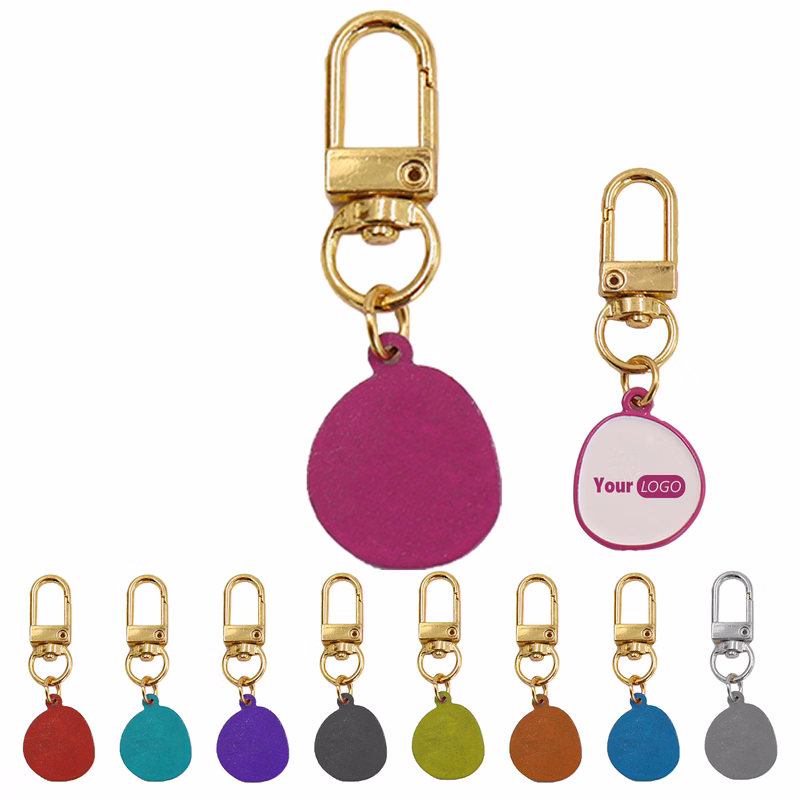 Alloy Pendant Keychain with Metal Clip