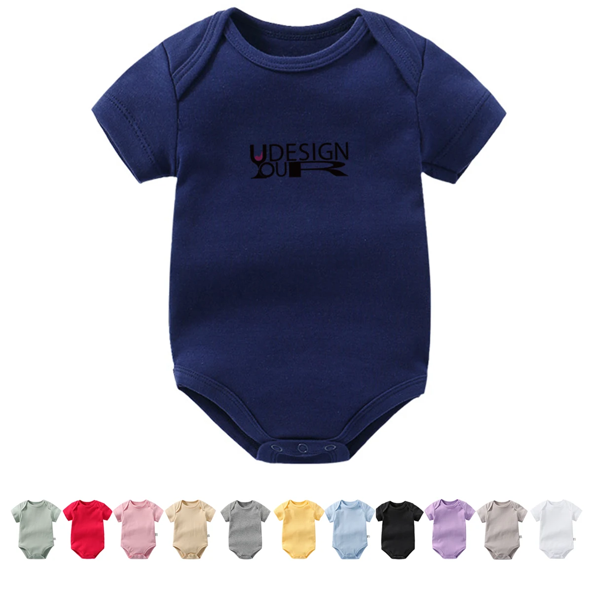 Lightweight Cotton Romper for Infants 1