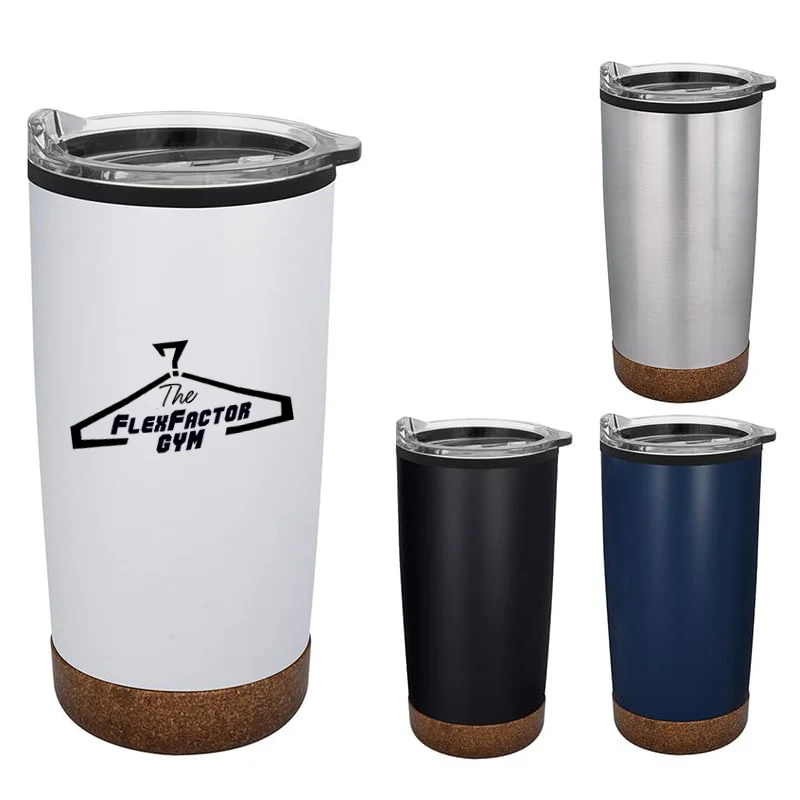 20 Oz. Full Color Cork Bottom Stainless Steel Tumbler 1