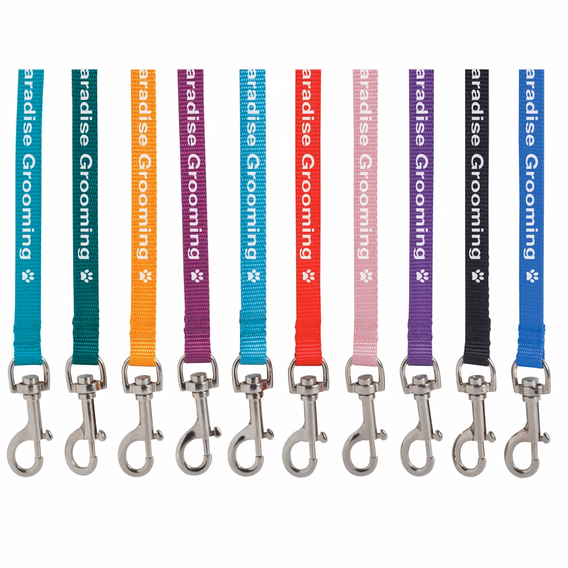 5' Personalized Bolt-Snap Leashes 2-Sided