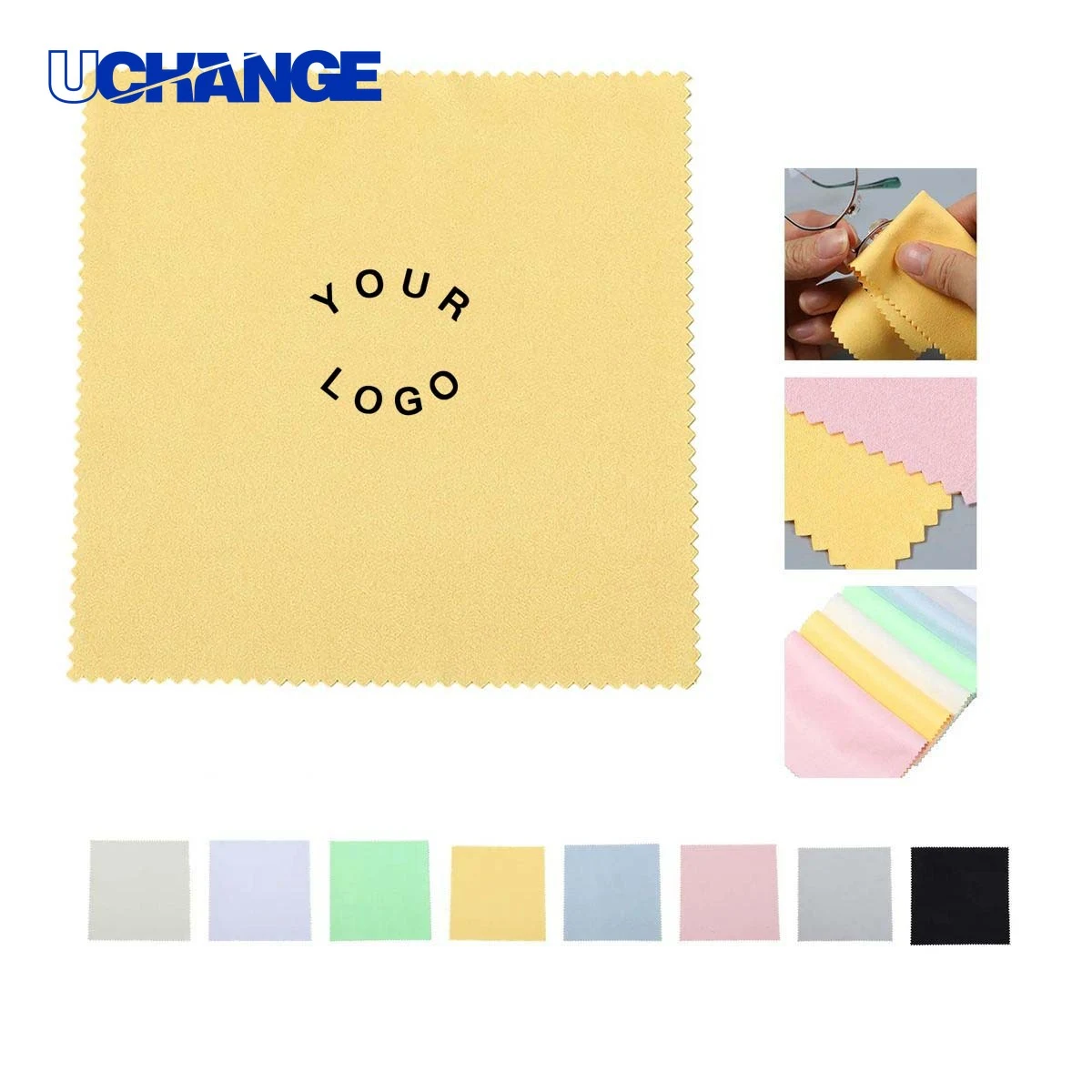 Square Suede Cleaning Cloth Wipe for Glasses and Screens 1