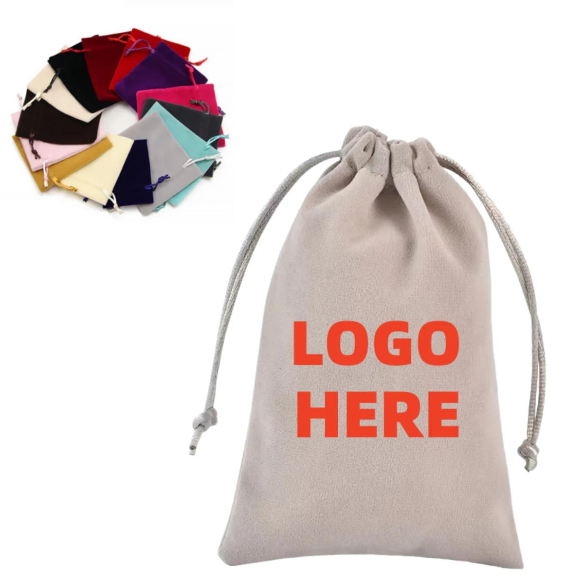 Velvet Gift Drawstring Bag 1