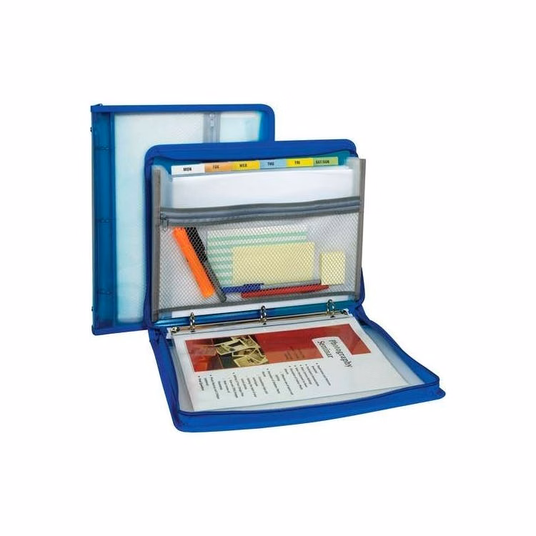 C-Line Zipper Binder with Dividers - Expanding File