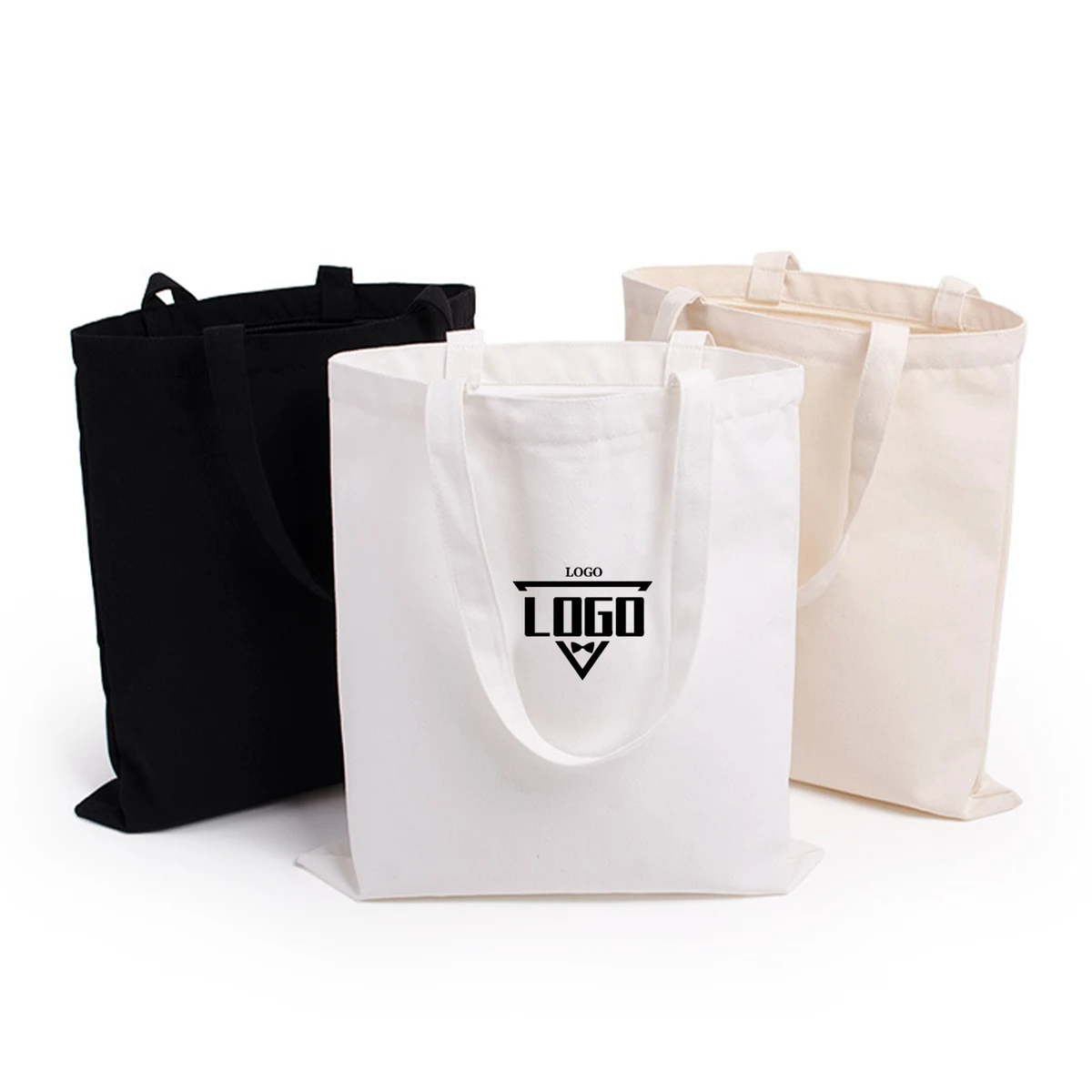 Durable 12.6 x 10.6 Inch Promotional Tote, custom tote bag with logo imprint 1