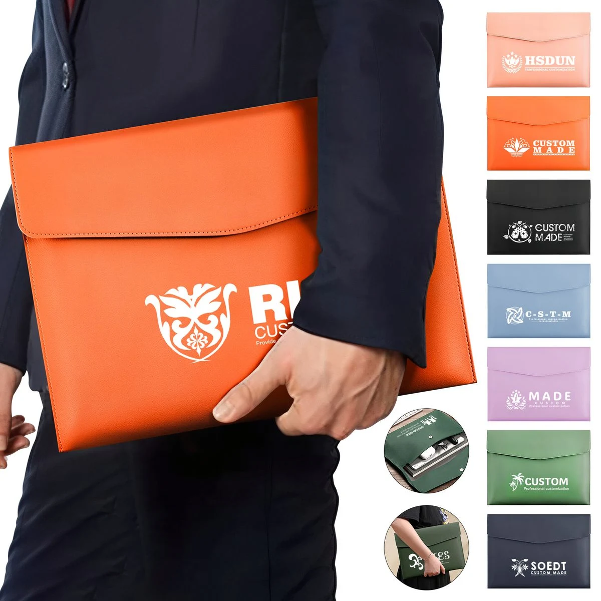 A4 Envelope-Style File Bag (With Snap Closure) 1