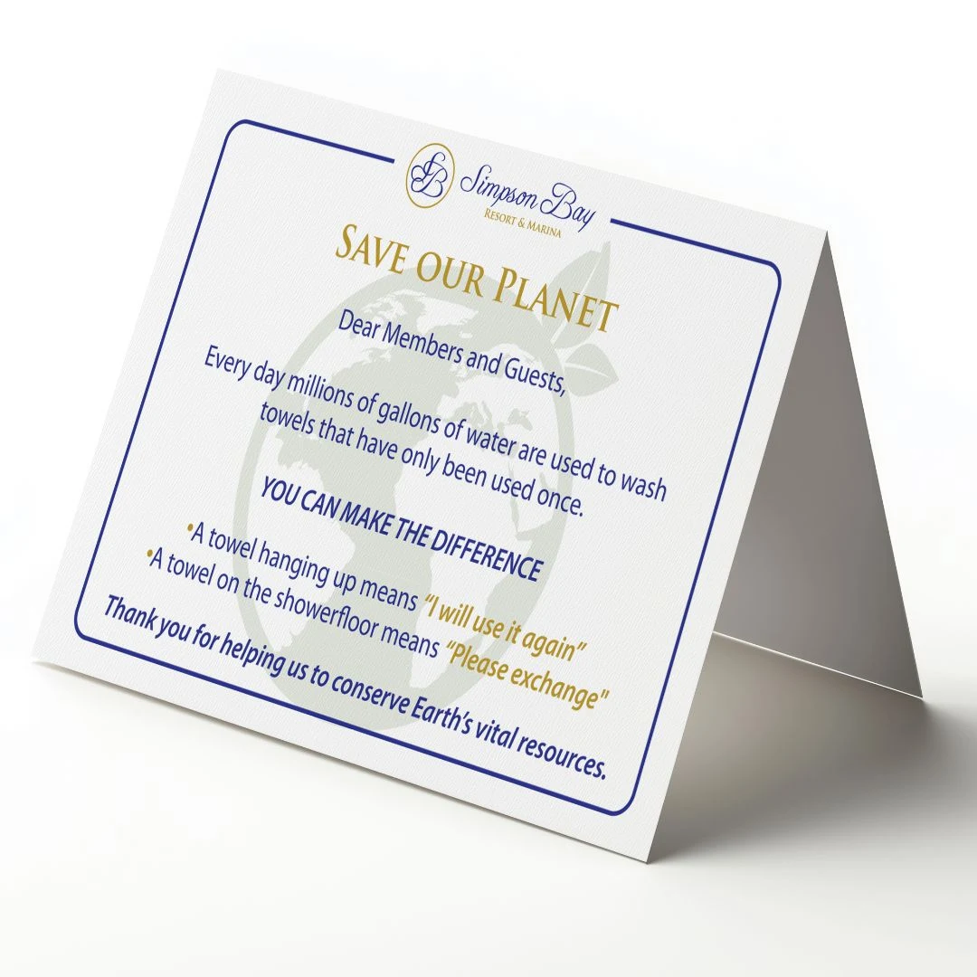 Tent Sign, 6" x 4" (Flat Size) 1