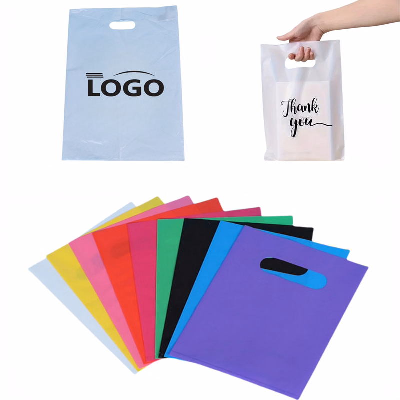 Plastic Thank-You Gift Bag With Handle