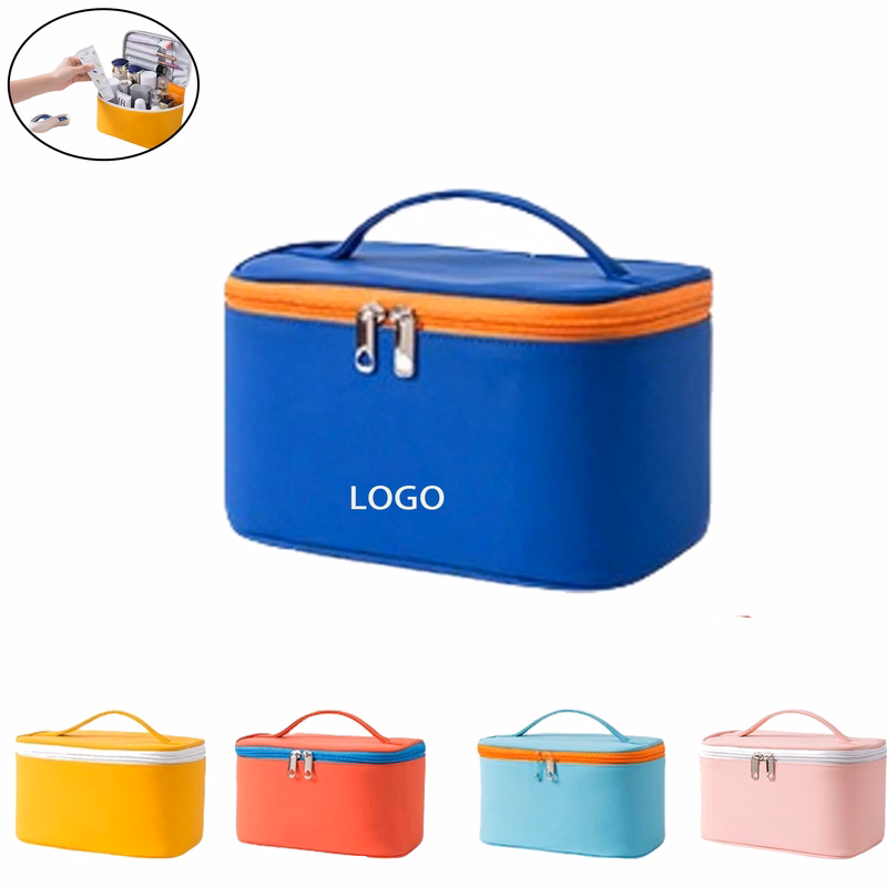 Large Capacity Cosmetic Organizer with Handle