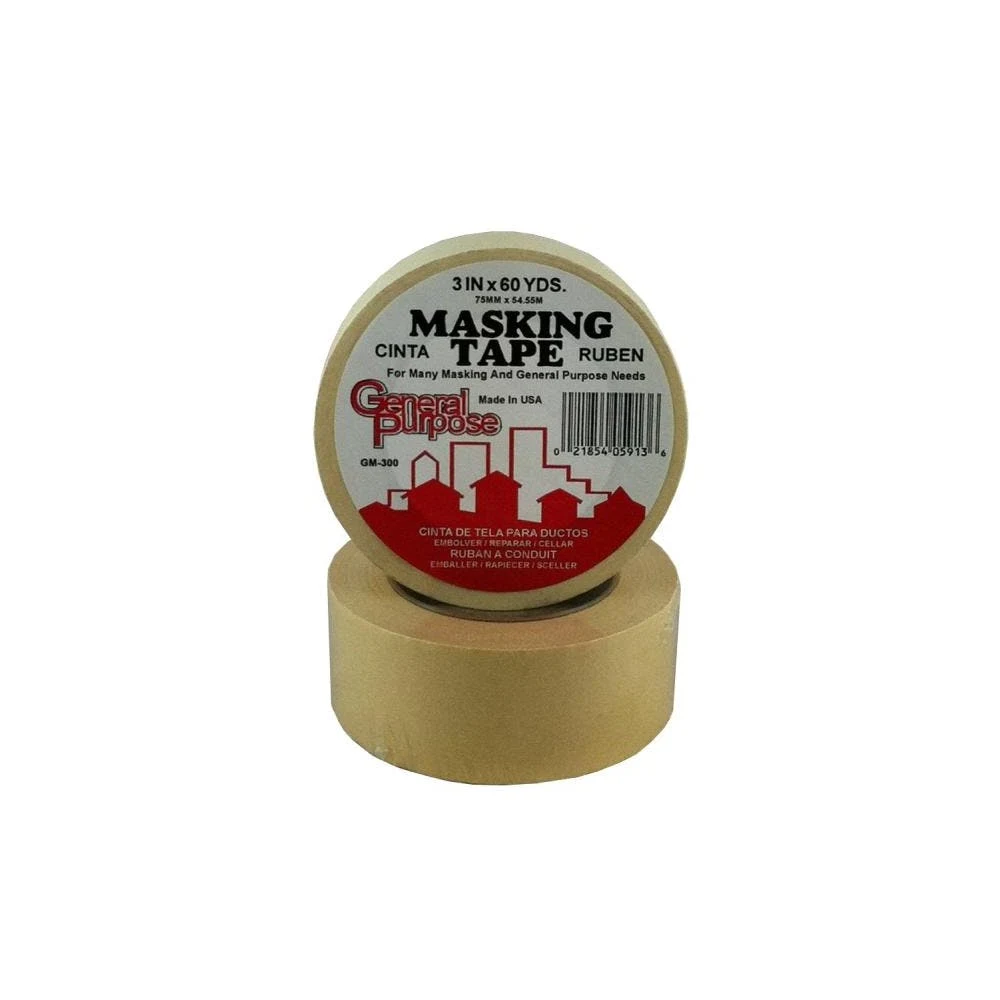 Multipurpose Masking Tape - 3" x 60 yards 1