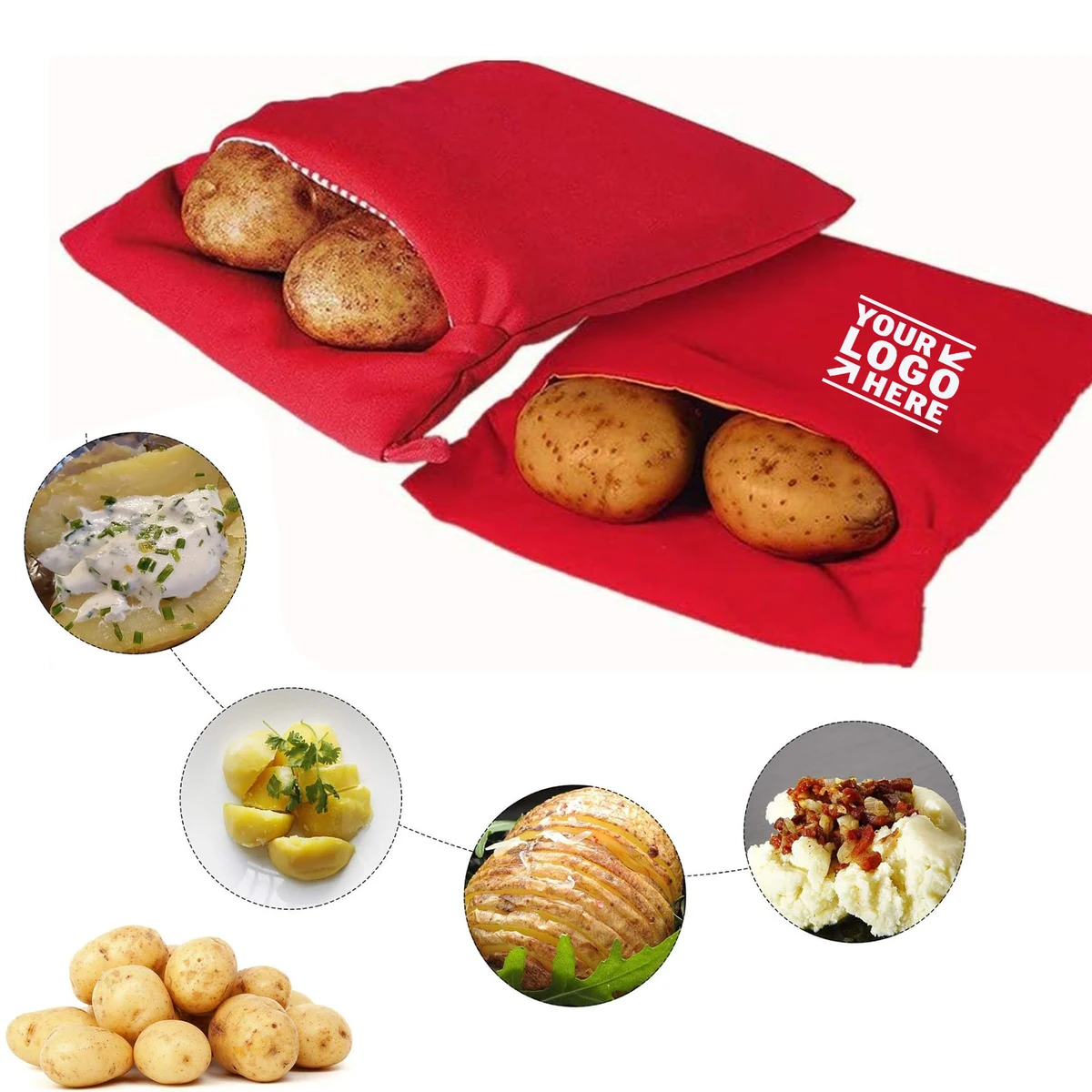 Just in 4 Minutes Microwave Potato Express Pouch Cooker Bag 1