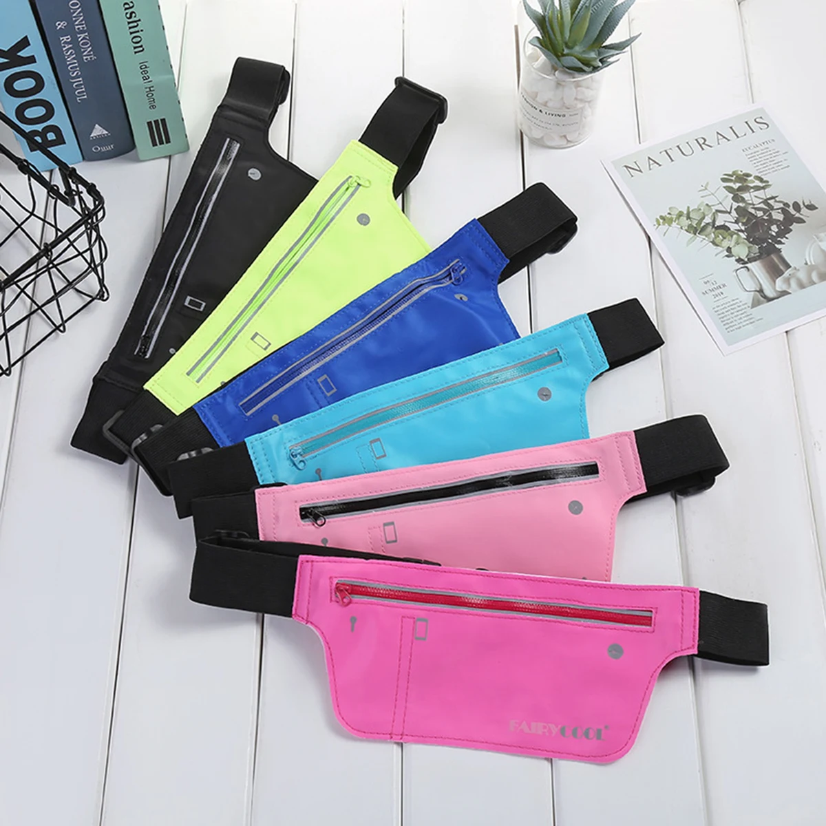 Slim waterproof running fanny pack 1