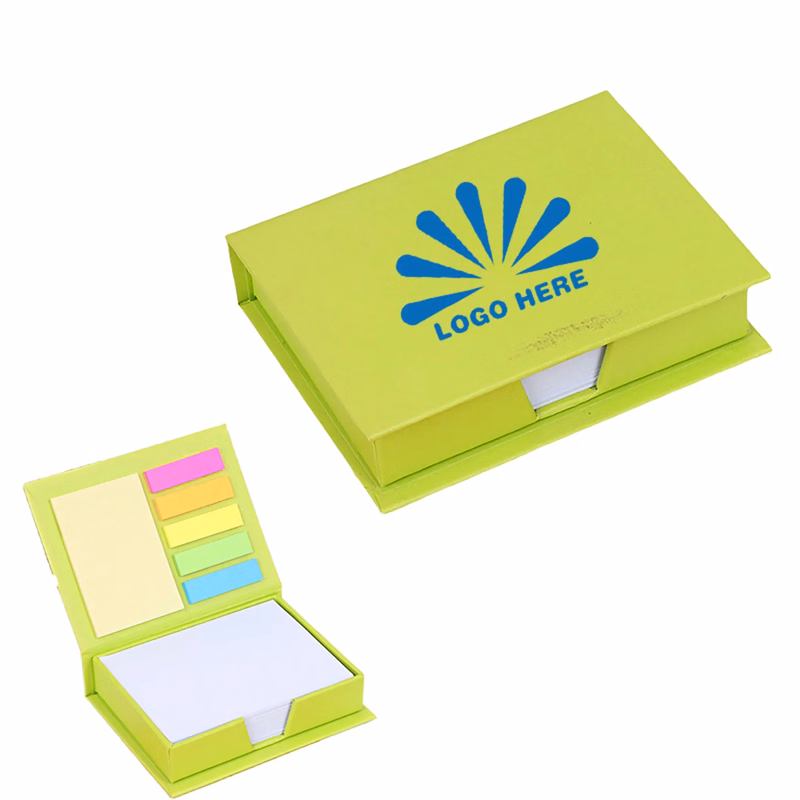 Recycled Memo Case with Sticky Notes