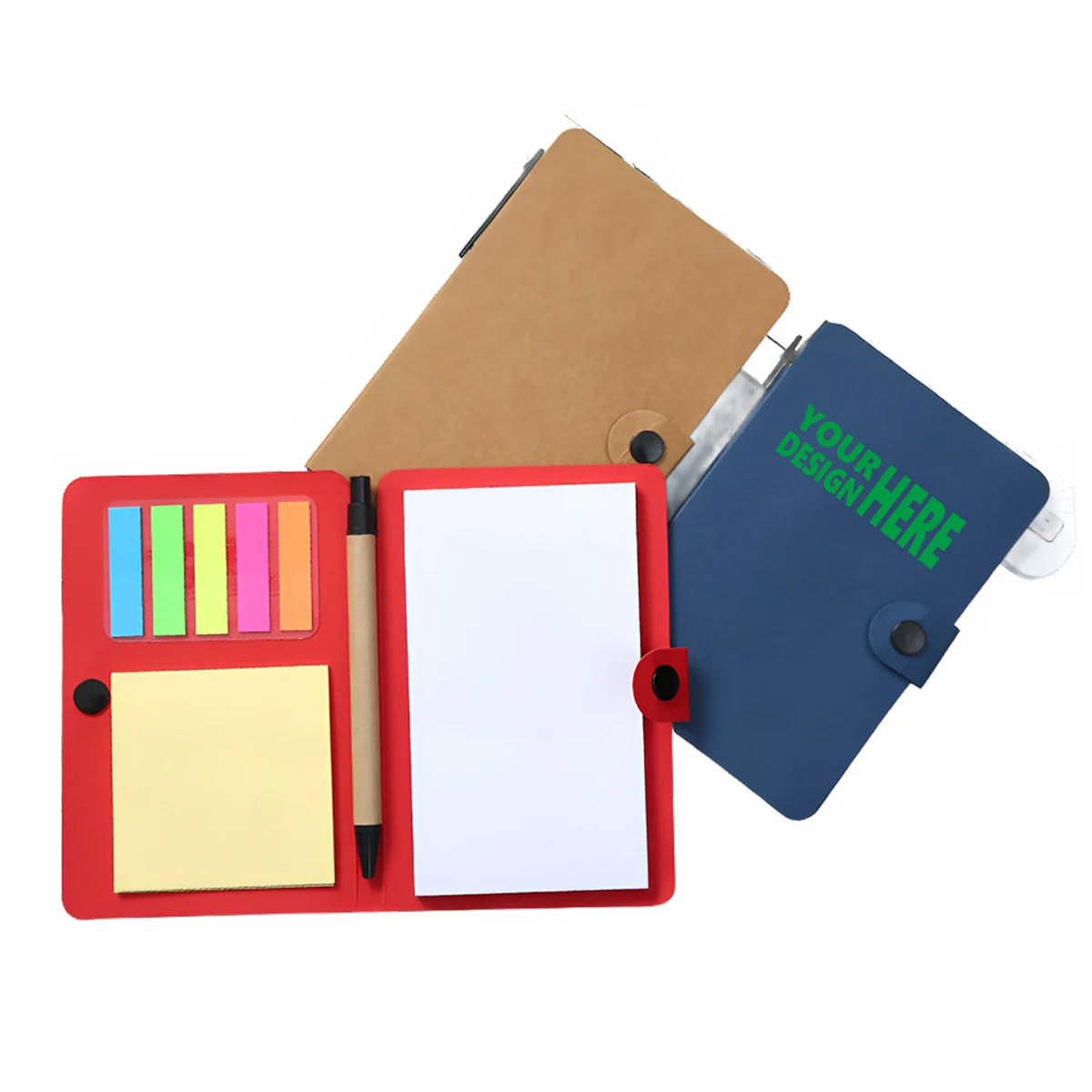MOQ50 Personalized Sticky Note and Notebook Gift Set 1