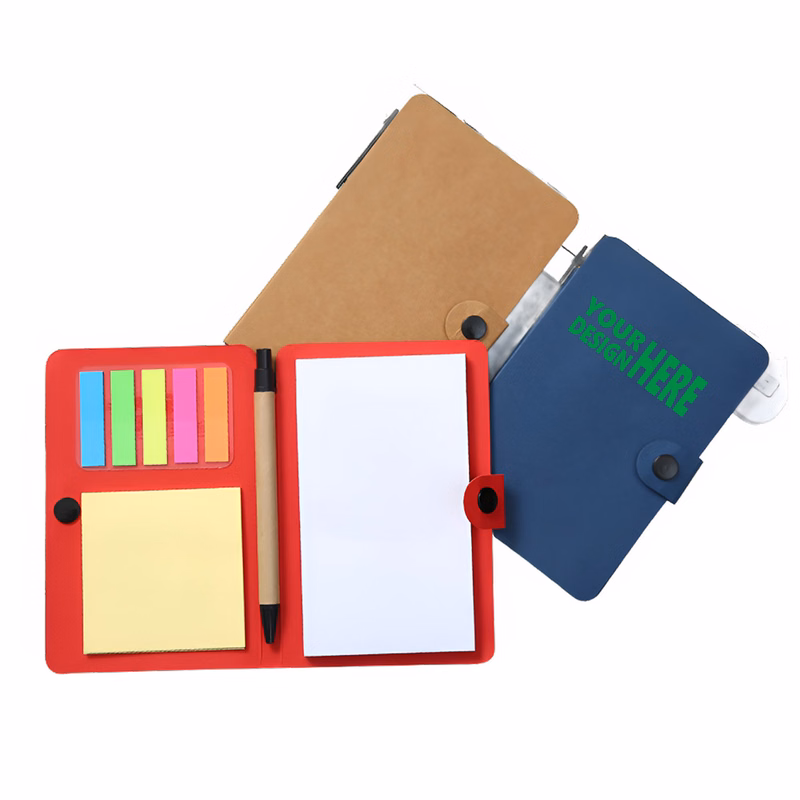MOQ50 Personalized Sticky Note and Notebook Gift Set