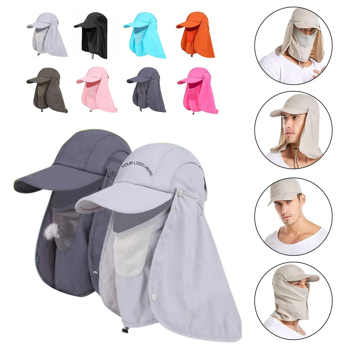 Foldable Fishing Hat 1