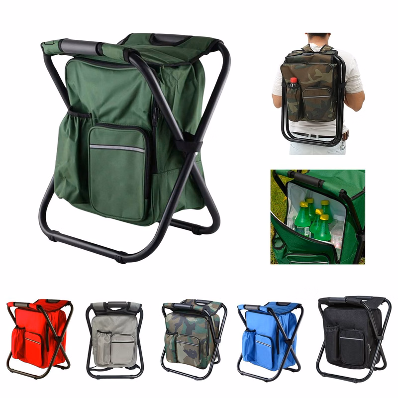 Backpack Cooler Chair Portable 3 In 1Camping Bag