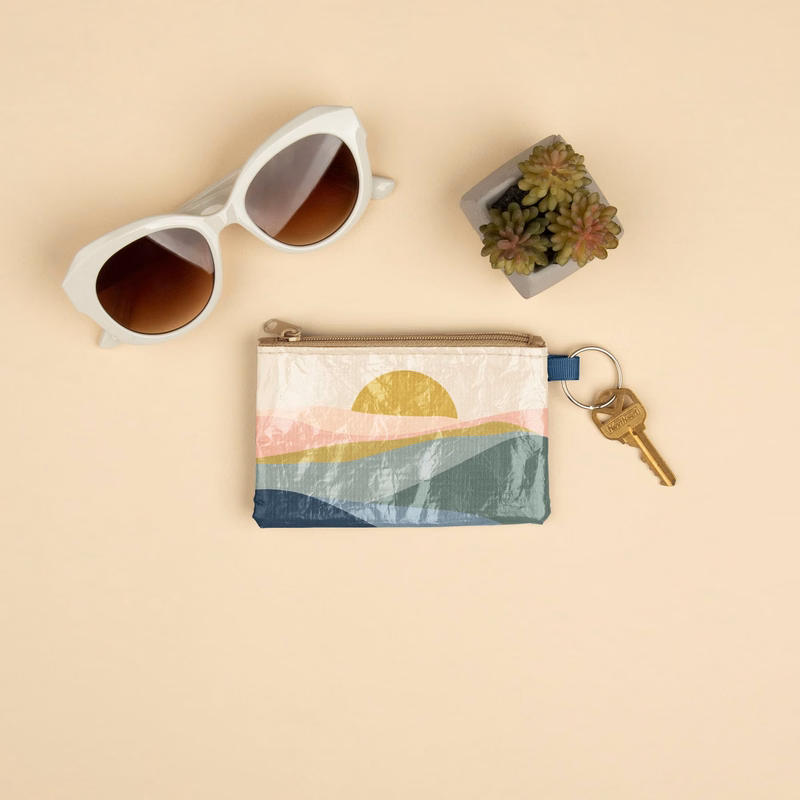 PENNY KEY RING - LAMINATED NON-WOVEN RPET