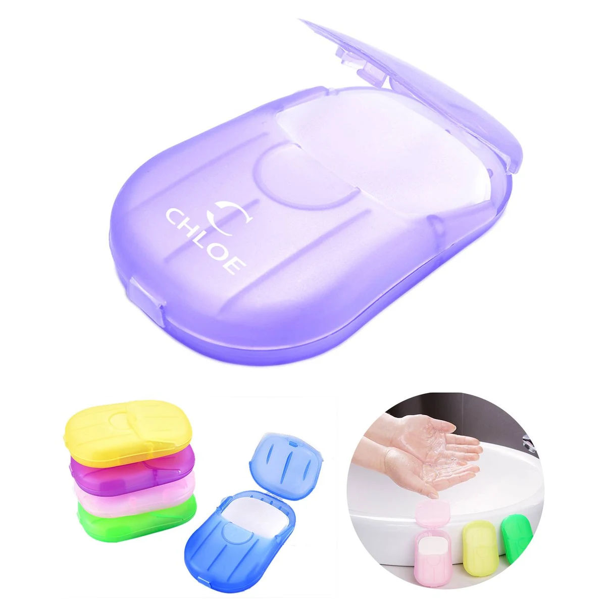 Disposable Portable Travel Soap(20 Sheets Per Pack) 1