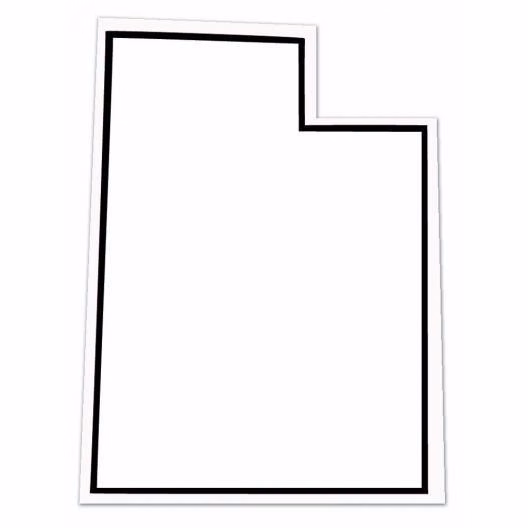Utah State Shape Magnet - Full Color