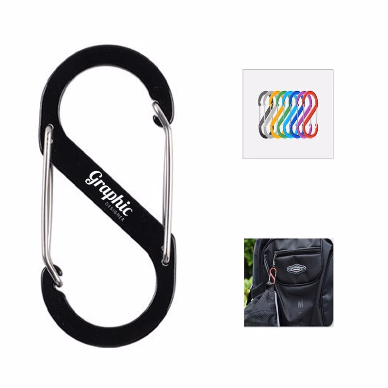S-Shaped Locking Carabiner