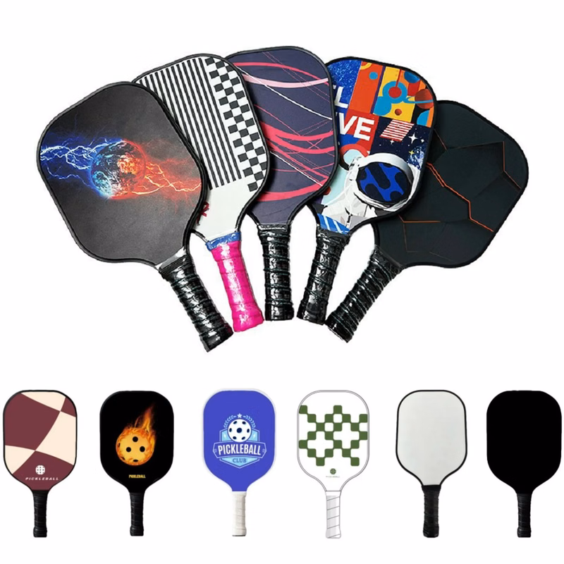Fiberglass Pickleball Paddles Single Racket MOQ50
