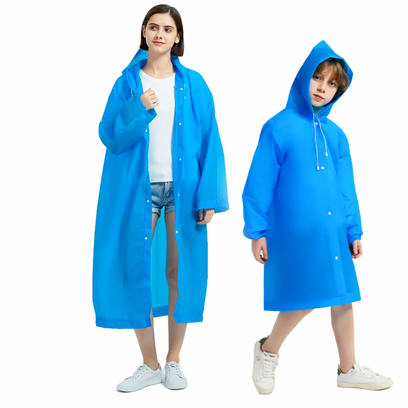 Reusable EVA Raincoat For Kids & Adults