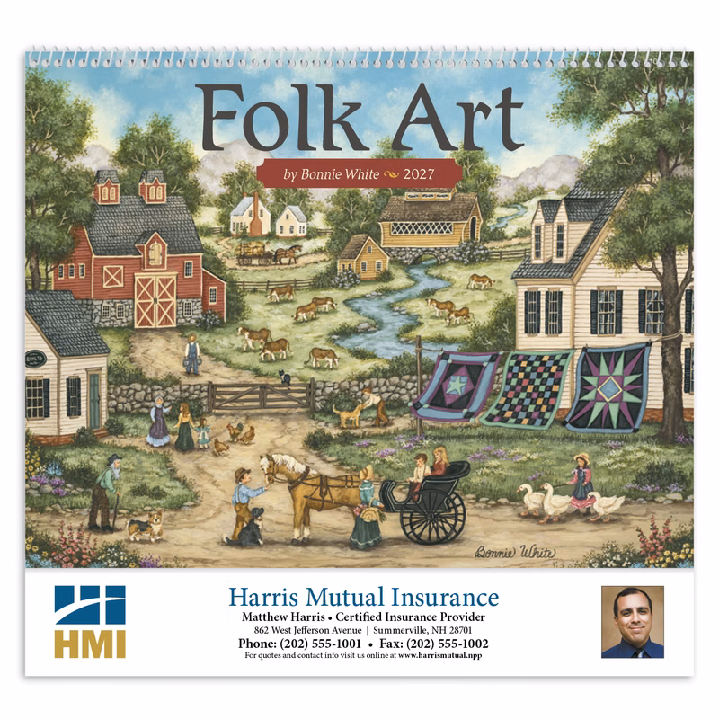 Triumph® Calendars Folk Art Calendar