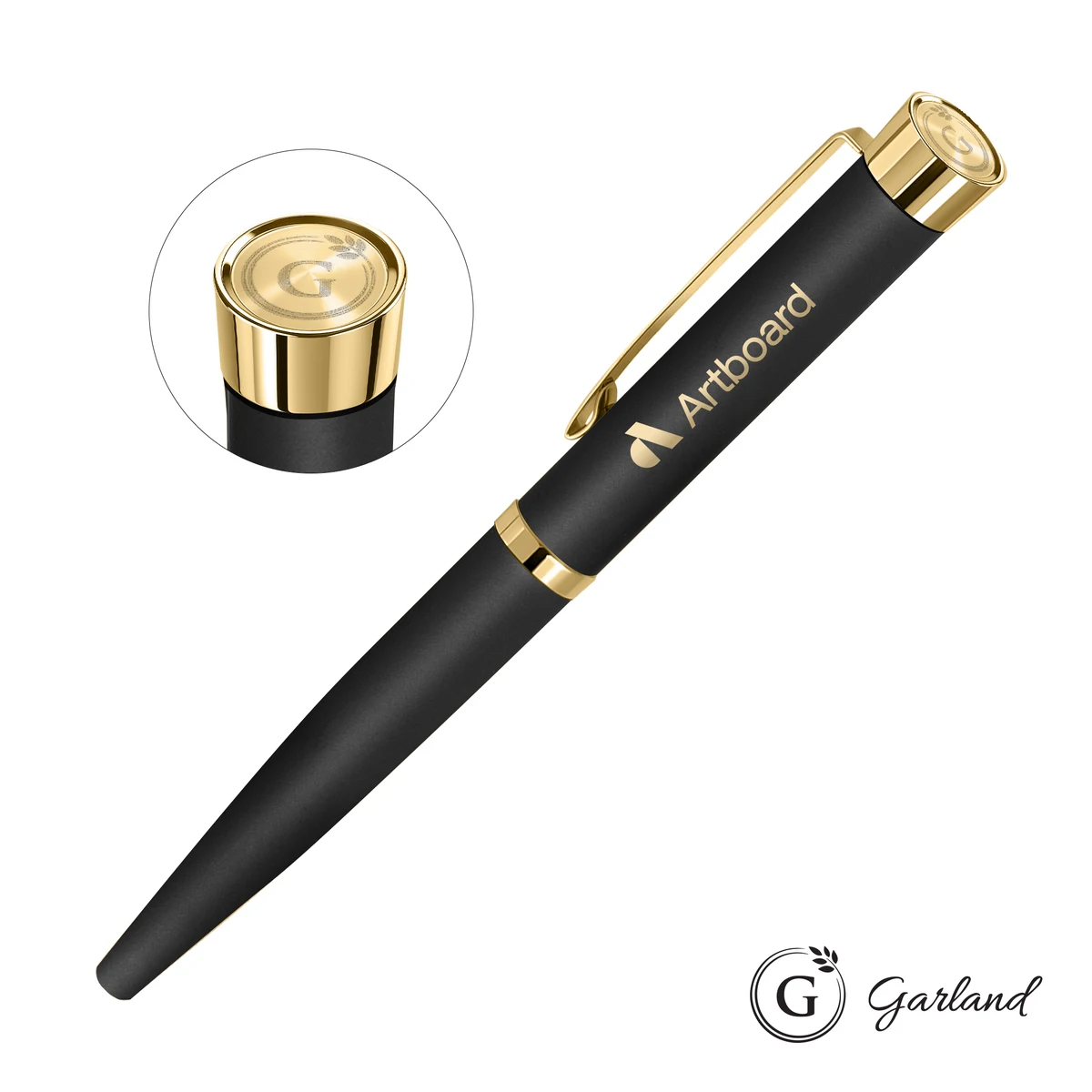 Garland® Executive Color Emblem Rollerball Pen - Gold 1