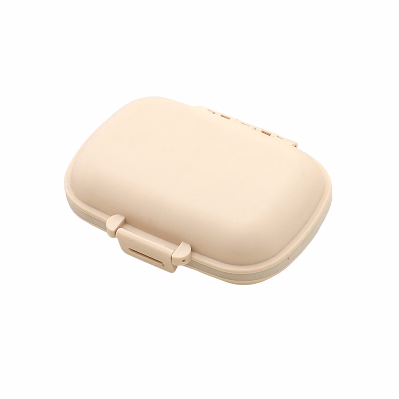 Food Grade Plastic Eight Compartment Pill Organizer